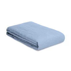 Au Printemps Paris Bettbezug 260 X 240 Cm  Textil Blau / 260 X 240 Cm - Leinen Gewaschen - Himmelblau Sale