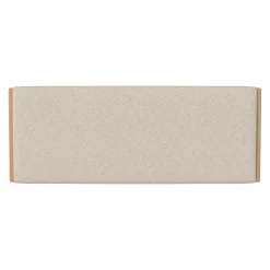Bolia Bettkopf Haven Textil Beige Holz Natur / L 166 X H 66 Cm - Stoff & Eiche - Beige - Eiche Natur Cheap