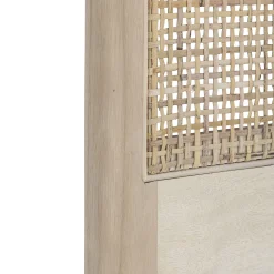Bloomingville Bettkopf Raley Holz/ Rattan-Geflecht - L 180 X H 70 Cm - Natur Sale
