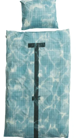 Snurk Bettwäsche-Set Fur 1 Person Pool Textil / 2-Teilig - 140 X 200 Cm - Blau Discount