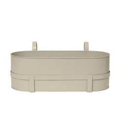 Ferm Living Blumenkasten Bau Metall Beige / Mit Halterung - Metall / L 45 Cm - Kaschmir Beige Cheap