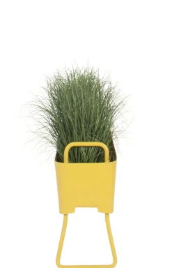 Maiori Blumenkasten Greens Mini Metall Gelb / Metall - L 100 Cm X H 46 Cm - Senf Fashion