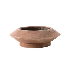 Ethimo Blumentopf Bulbi Crocus Stein Rot Braun Beton Terracotta / O 73 X H 27 Cm - Ziegelrot Best Sale