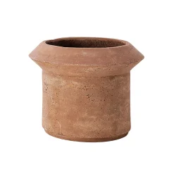 Ethimo Blumentopf Bulbi Lilium Stein Rot Braun Beton Terracotta / O 67 X H 52 Cm - Ziegelrot Flash Sale