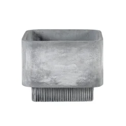 Bolia Blumentopf Highlands Medium Stein Grau / 42 X 42 Cm - Faserzement - Hellgrau Shop