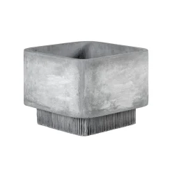 Bolia Blumentopf Highlands Medium Stein Grau / 42 X 42 Cm - Faserzement - Hellgrau Shop