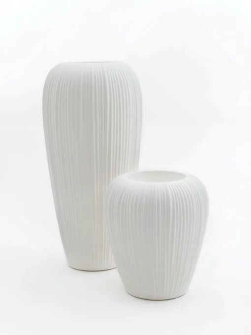 MyYour Blumentopf Skin Large Plastikmaterial/ H 120 Cm - Weis Online