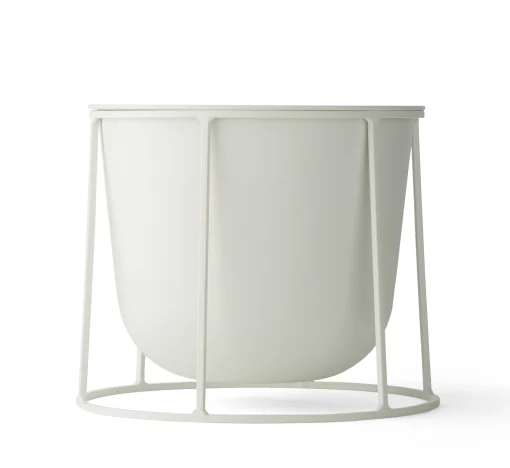 Menu Blumentopf Wire Metall- Weis Best Sale