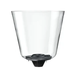 Flos Bodenleuchte Noctambule Cone N°1 Glas Transparent / Led - O 36 X H 91 Cm - Schwarz - Transparent Sale