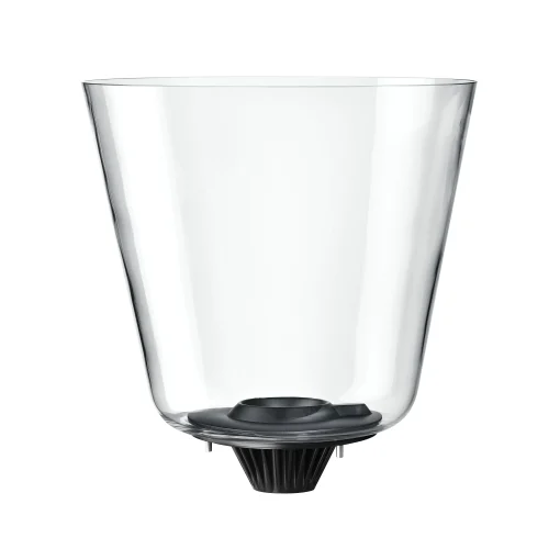 Flos Bodenleuchte Noctambule Cone N°1 Glas Transparent / Led - O 36 X H 91 Cm - Schwarz - Transparent Sale