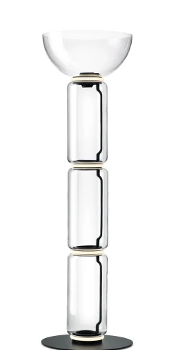 Flos Bodenleuchte Noctambule Dome Glas/ Led - O 55 X H 190 Cm - Schwarz - Transparent Hot
