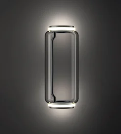 Flos Bodenleuchte Noctambule Dome Glas/ Led - O 55 X H 190 Cm - Schwarz - Transparent Hot