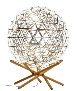 Moooi Bodenleuchte Raimond Tensegrity Metall / Led - O 61 Cm - Metall Glanzend Fashion