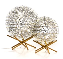 Moooi Bodenleuchte Raimond Tensegrity Metall / Led - O 61 Cm - Metall Glanzend Fashion