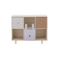 Bloomingville Bucherregal Calle Bunt Holz Natur / 3 Schubladen - L 55 X H 89,5 Cm - Bunt - Holz Natur Best