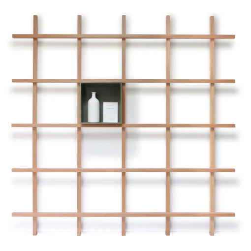 Compagnie Bucherregal Mike Holz Natur / L 200 X H 200 Cm - Buche Natur Best