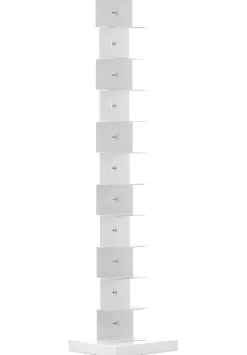 Opinion Ciatti Bucherregal Ptolomeo Metall 1-Seitig - H 160 Cm - Weis Discount