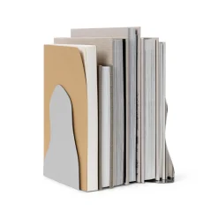 Ferm Living Buchstutze Pond Metall Silber Spiegel / 2Er-Set - Spiegel-Oberflache - Spiegelfarben Hot