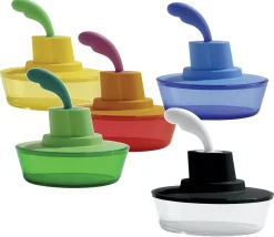 Alessi Butterdose Ship Shape Plastikmaterialintegriertes Messer - Schwarz Best Sale