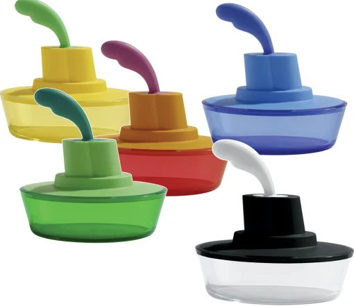 Alessi Butterdose Ship Shape Plastikmaterialintegriertes Messer - Schwarz Best Sale