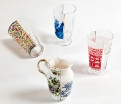 Seletti Cocktailglas Hybrid  - Glas / 3Er-Set - Bunt Best Sale
