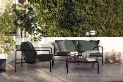 Houe Couchtisch Avon Holz Natur / 81 X 81 Cm - Warmebehandeltes Eschenholz - Holz - Schwarz Cheap