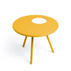 Fatboy Couchtisch Bakkes Outdoor Metall Gelb 60 Cm - Eingelassener Blumentopf / Stahl - Jaune Rayon De Soleil Store