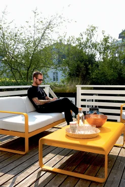 Fermob Couchtisch Bellevie Metall Beige / L 103 Cm - Muskat Cheap
