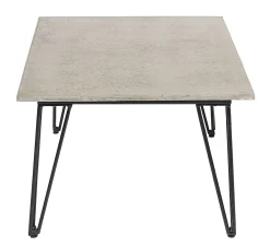 Bloomingville Couchtisch Concrete Stein Grau / Beton - 90 X H 60 Cm - Grau - Schwarz Sale