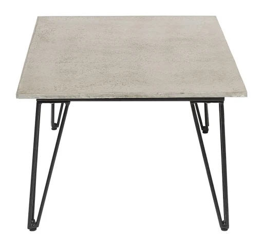 Bloomingville Couchtisch Concrete Stein Grau / Beton - 90 X H 60 Cm - Grau - Schwarz Sale