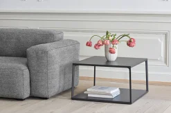 Hay Couchtisch Eiffel Metall Holz/ Quadratisch - L 65 Cm X H 38 Cm - Schwarz Clearance