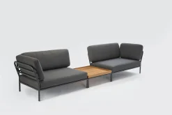 Houe Couchtisch Level Holz Natur / 81 X 81 Cm - Bambus - Anthrazitgrau - Bambus Shop