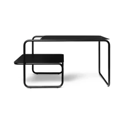 Ferm Living Couchtisch Level Metall/ 79 X 40 Cm - Metall - Schwarz Cheap