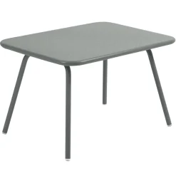Fermob Couchtisch Luxembourg Kid Metall Grau / Kindertisch - 75 X 55 Cm - Gris Lapilli Best Sale