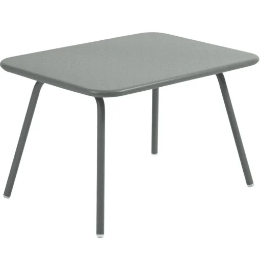 Fermob Couchtisch Luxembourg Kid Metall Grau / Kindertisch - 75 X 55 Cm - Gris Lapilli Best Sale