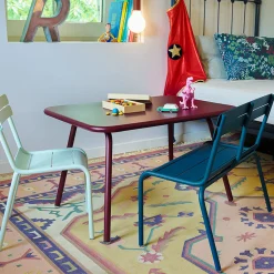 Fermob Couchtisch Luxembourg Kid Metall Grau / Kindertisch - 75 X 55 Cm - Gris Lapilli Best Sale