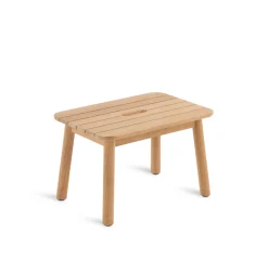 Unopiu Couchtisch Pevero Holz Natur / 37 X 54 Cm - - Teak Online