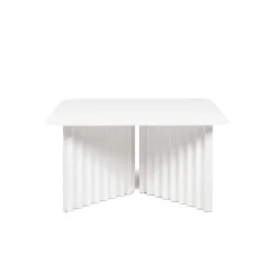 RS BARCELONA Couchtisch Plec Medium Metall/ Stahl - 70 X 70 X H 35 Cm - Weis Cheap
