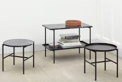 Hay Couchtisch Rebar Metall Stein / Marmor & Stahl - Schwarz Fashion