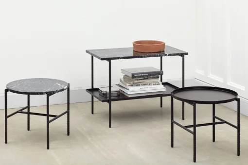 Hay Couchtisch Rebar Metall Stein / Marmor & Stahl - Schwarz Fashion