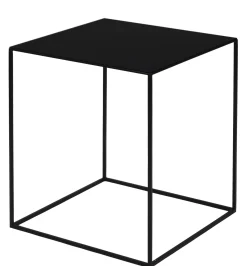 Zeus Couchtisch Slim Irony Metall Schwarz / 41 X 41 X H 46 Cm - Kupfer-Schwarz Store