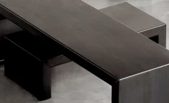 Zeus Couchtisch Small Irony Metall - Schwarz New