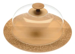 Alessi Deckel Dressed In Wood Holz Natur / O 32 Cm - Holz Natur - Transparent Flash Sale