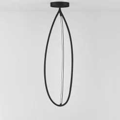 Artemide Deckenleuchte Arrival Led Metall/ Large - H 125 Cm / Bluetooth - Schwarz Outlet