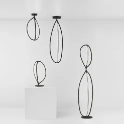 Artemide Deckenleuchte Arrival Led Metall/ Small - H 66 Cm / Bluetooth - Schwarz Store