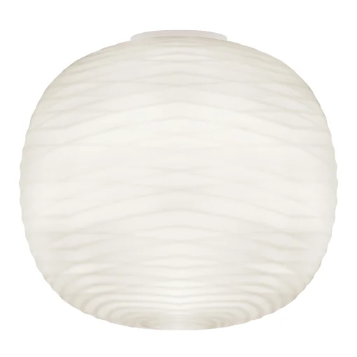 Foscarini Deckenleuchte Gem Glas/ O 43 X H 39,5 Cm - Geblasenes Glas - Weis New