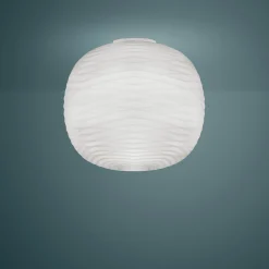 Foscarini Deckenleuchte Gem Glas/ O 43 X H 39,5 Cm - Geblasenes Glas - Weis New