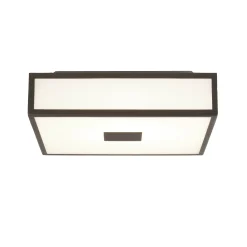 Astro Lighting Deckenleuchte Mashiko Square Led Glas Metall / 30 X 30 Cm - Glas - Bronze - Weis Best