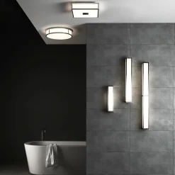 Astro Lighting Deckenleuchte Mashiko Square Led Glas Metall / 30 X 30 Cm - Glas - Bronze - Weis Best