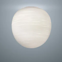 Foscarini Deckenleuchte Rituals Xl Glas/ O 40 X H 40 Cm - Geblasenes Glas - Weis Store